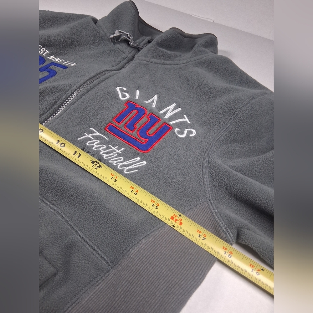 NFL Team Apparel Giants Fleece Sweater Size Small - Picture 11 of 12